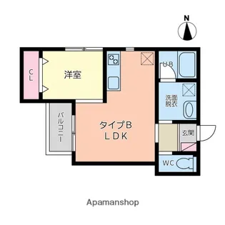 グランエルド【1階】の間取り