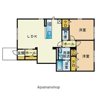 エクリュ【1階】の間取り