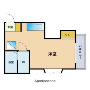 福岡県筑紫野市二日市中央1丁目【アパート】の間取り