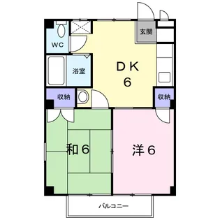 シャトレーハイツ佐藤【1階】の間取り