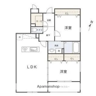 SUCCESS BLD.5【2階】の間取り