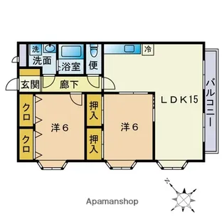 マブハイ須恵中央【2階】の間取り