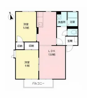 プリモキミ C棟【2階】の間取り