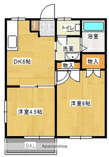 ネクスト原田【1階】の間取り