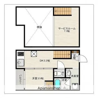 DreamStage博多南Passo(パッソ)【2階】の間取り