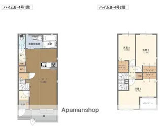 ハイムB【1階】の間取り