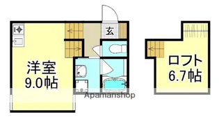 SOLANA【2階】の間取り