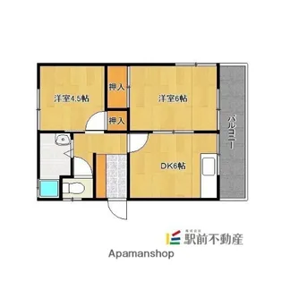 倉掛アパート【2階】の間取り