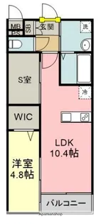 LIFEFIELD小郡Ⅱ【2階】の間取り