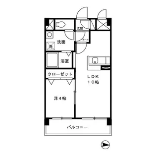 スカイシャトレ原町【1階】の間取り