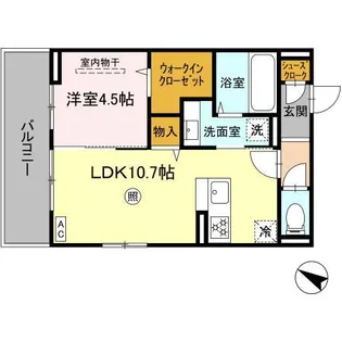 メゾン ベール【3階】の間取り