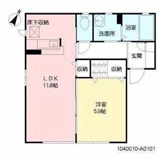 ショコラメゾン【1階】の間取り