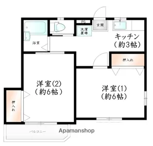 エディフィシオ須恵【2階】の間取り