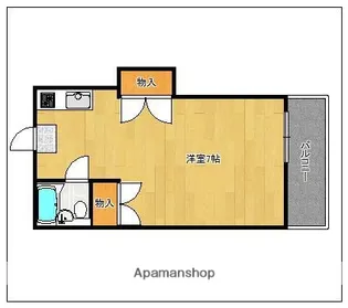 福岡県筑紫野市二日市北4丁目【マンション】の間取り