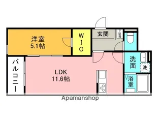 日の出パラシオ【3階】の間取り