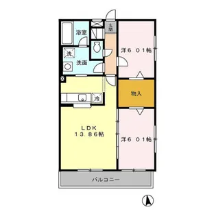 ロイヤルガーデン原田【3階】の間取り