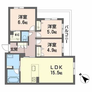 ボヤージュ春日【2階】の間取り