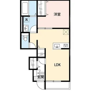 GRAND REVE【1階】の間取り