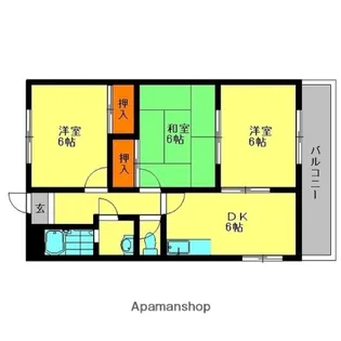アドバンストラスト16【1階】の間取り