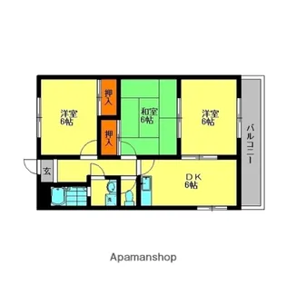 アドバンストラスト26【1階】の間取り
