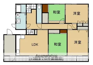 福岡県筑紫野市二日市中央6丁目【アパート】の間取り