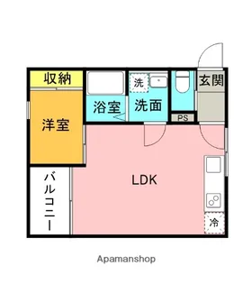 オルチカ【1階】の間取り