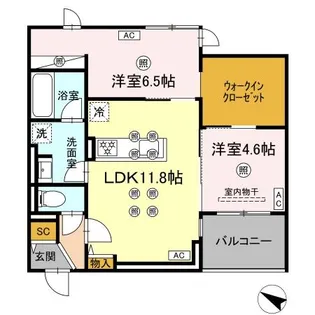 GrandValley 博多(グランバレ ハカタ)【3階】の間取り