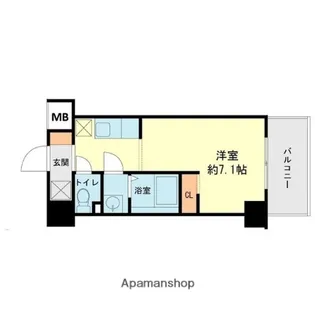 ブルージュ春日野【5階】の間取り