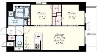 博多グランドレジデンス【4階】の間取り