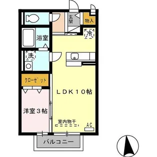 ハイコンプリートI【203号室】の間取り