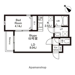 福岡県福岡市博多区麦野6丁目【アパート】の間取り