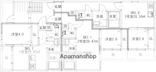 春日原北町4丁目AP(仮)【1階】の間取り