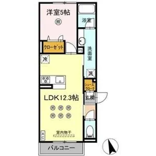 NEW LIFE大保【1階】の間取り