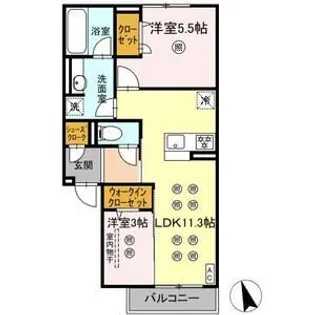 NEW LIFE大保【2階】の間取り