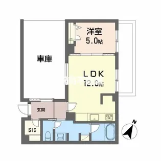 シャーメゾン上大利レジデンス【2階】の間取り