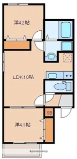 Starry春日【1階】の間取り
