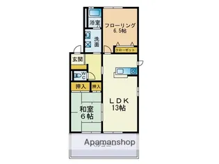 ファンファーレA・B【1階】の間取り