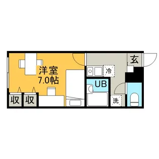 レオパレスCAMELLIA【201号室】の間取り
