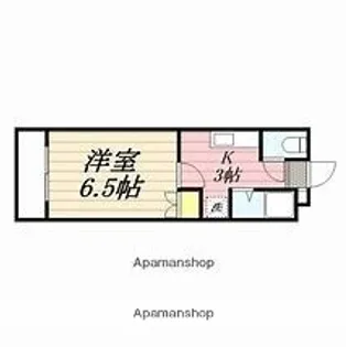 プレアール唐原【5階】の間取り