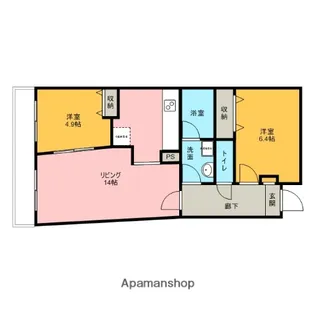 アイランドシティインフィニガーデン イースト棟【9階】の間取り