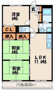 OAK VILLA 和白レジデンス【2階】の間取り