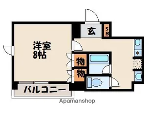 タイタス香住ヶ丘【5階】の間取り