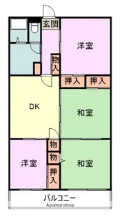 アレスト香椎【2階】の間取り