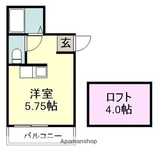 アーデンハイム下原【2階】の間取り