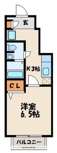 KUU PALACE(クーパレス)【1階】の間取り