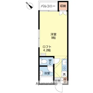 フォレスト和白【1階】の間取り