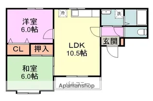 グリーンハウス【2階】の間取り