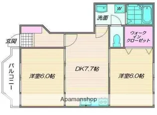 ラヴィアンローズ【1階】の間取り