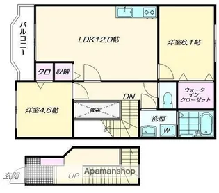 ラヴィアンローズ【2階】の間取り