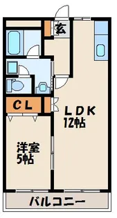 ピュアロイアルⅠ【208号室】の間取り